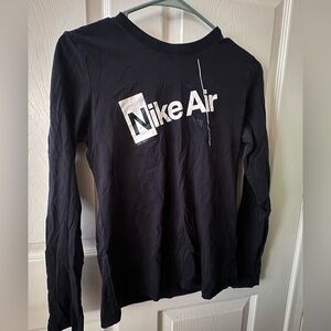 Nike Long Sleeve Tee in Black size S